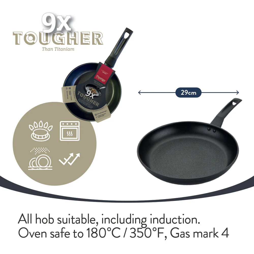 9 X Tougher: Non-Stick Frying Pan - Triple Pack - Image 7
