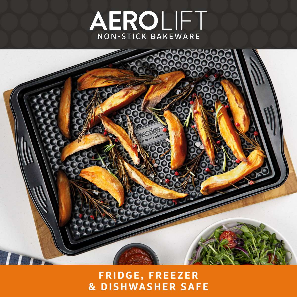 Aerolift Non-Stick Roasting & Baking Trays - 3 Pack - Image 5