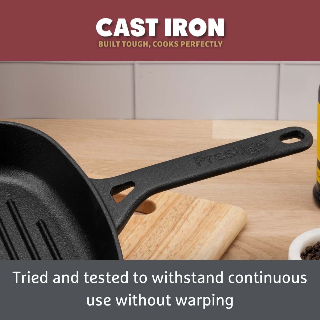 Cast Iron: Grill Pan - 25cm - Image 8