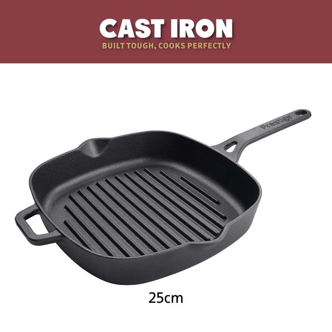 Cast Iron: Grill Pan - 25cm - Image 9