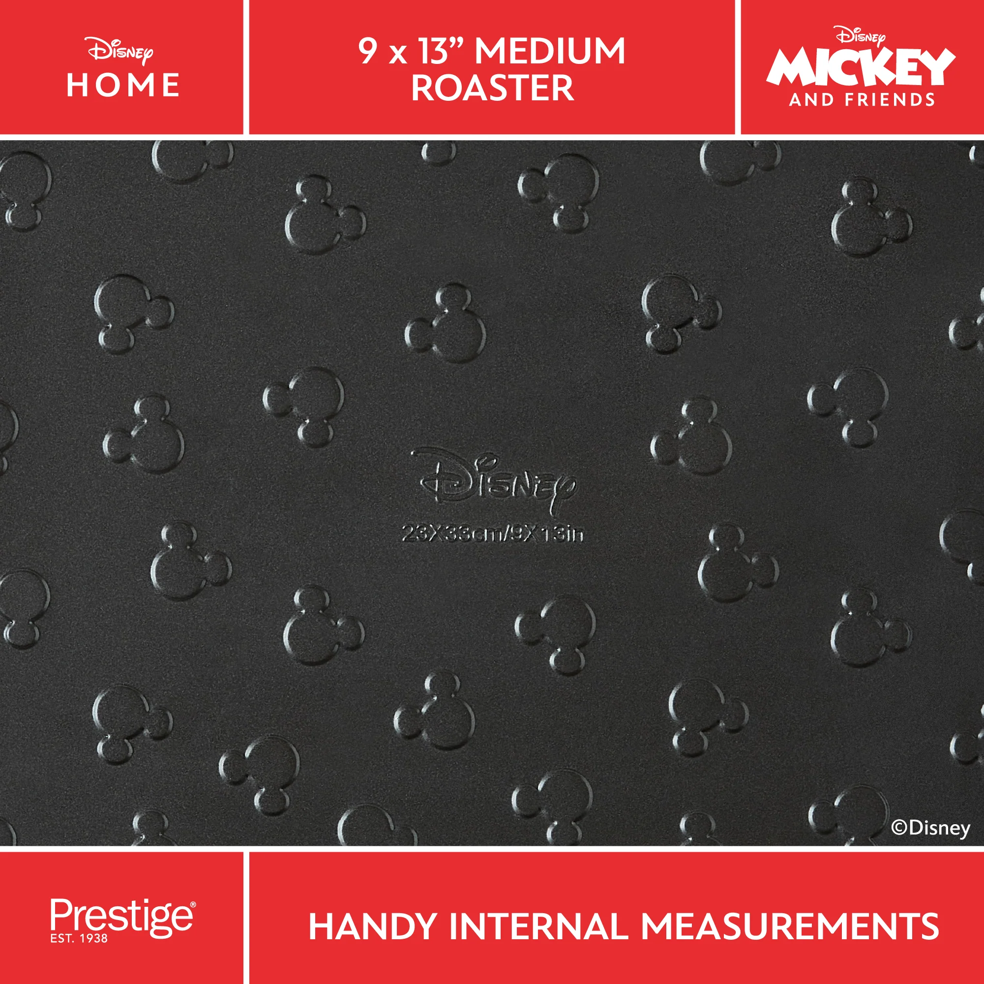 Disney Bake with Mickey: Large Non-Stick Roaster - 33cm x 23cm - Image 5
