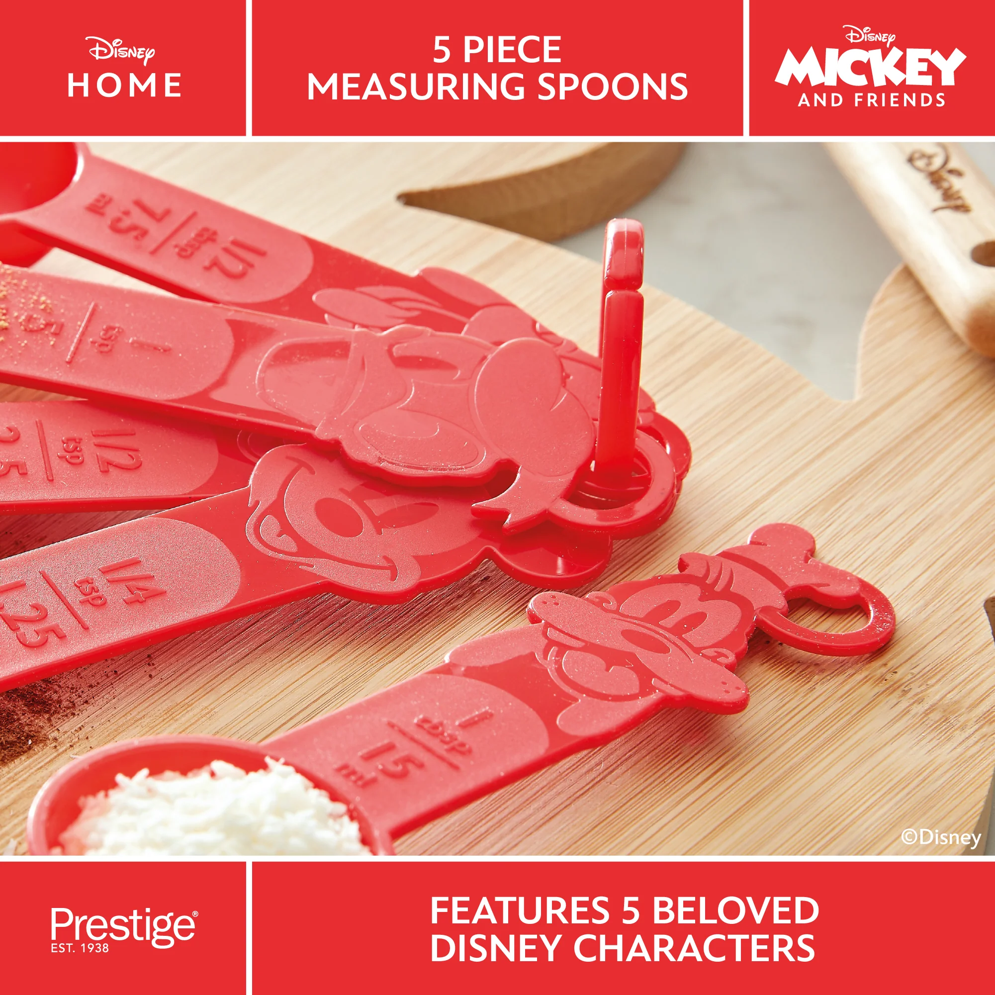 Disney Bake with Mickey: Mixing Bowl & Kitchen Utensils Set - Image 7