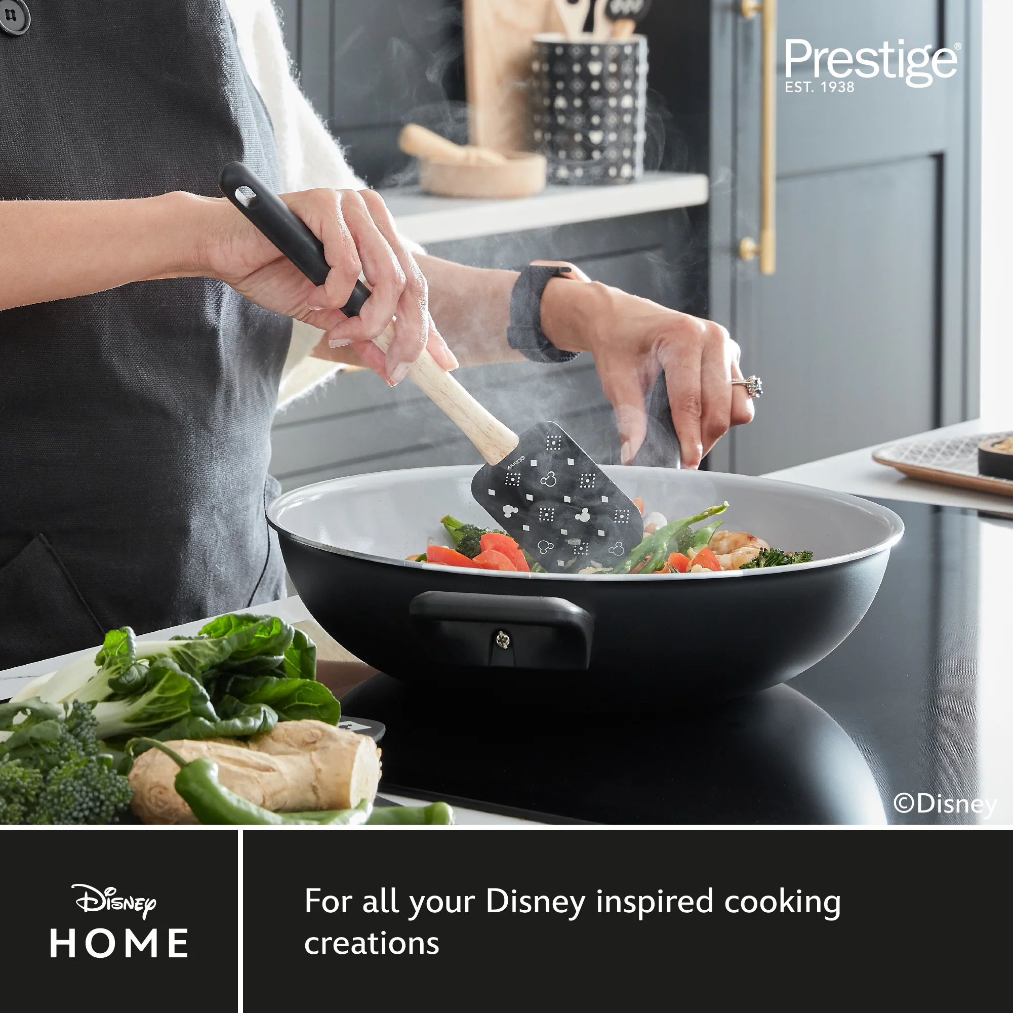 Disney Monochrome Mickey Mouse: Spatula, Spoonula, Silicone Kitchen Utensil Set - Image 5