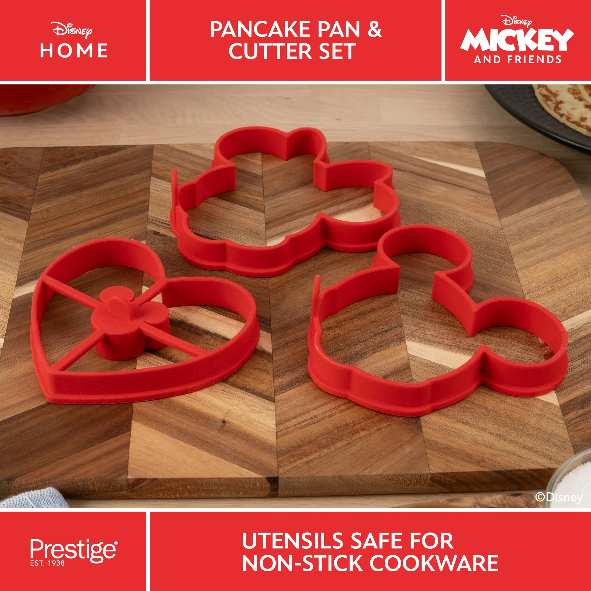 Disney Non-Stick Pancake Pan & Cutter Set - Image 5