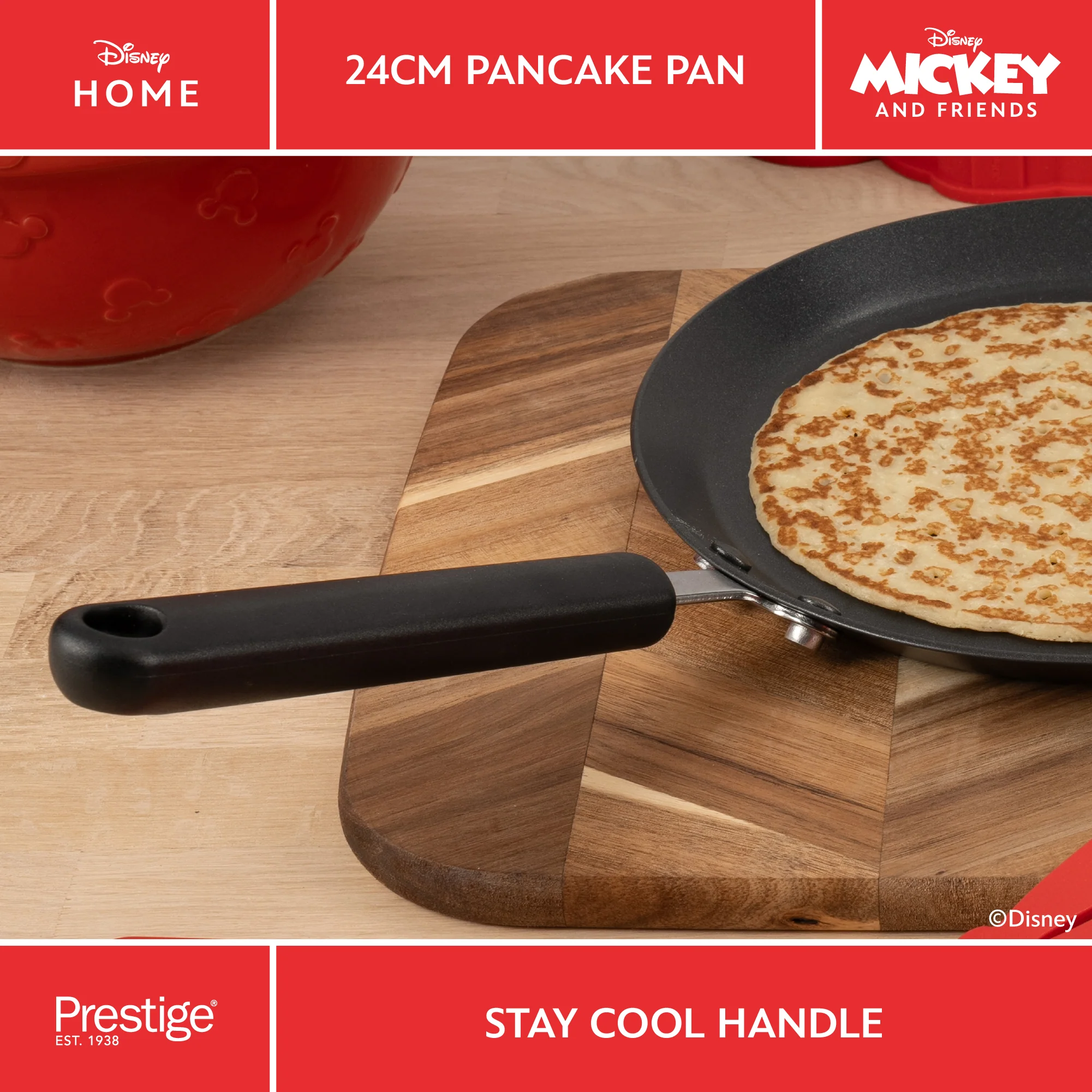 Disney Non-Stick Pancake Pan - Medium 24cm - Image 4