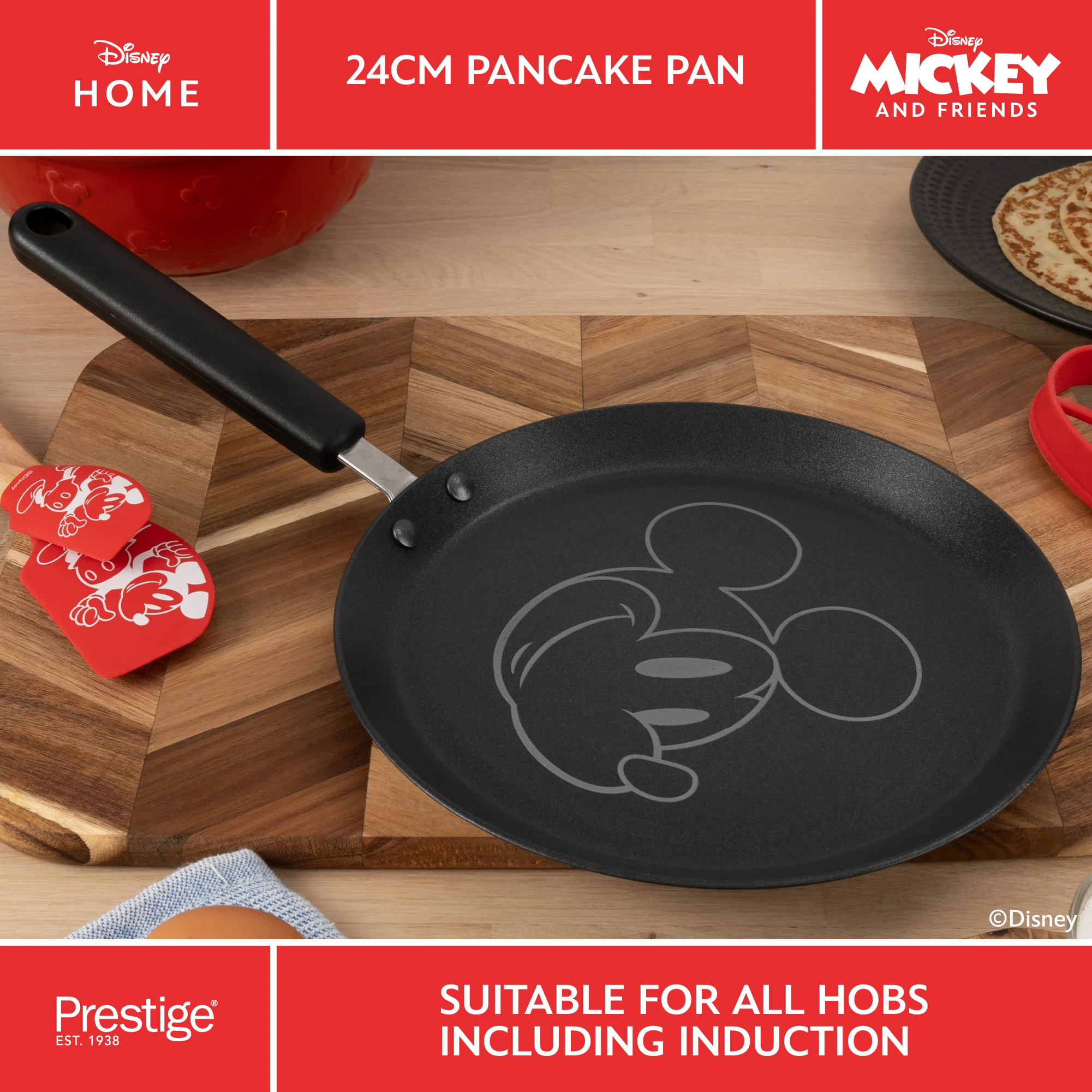 Disney Non-Stick Pancake Pan - Medium 24cm - Image 5