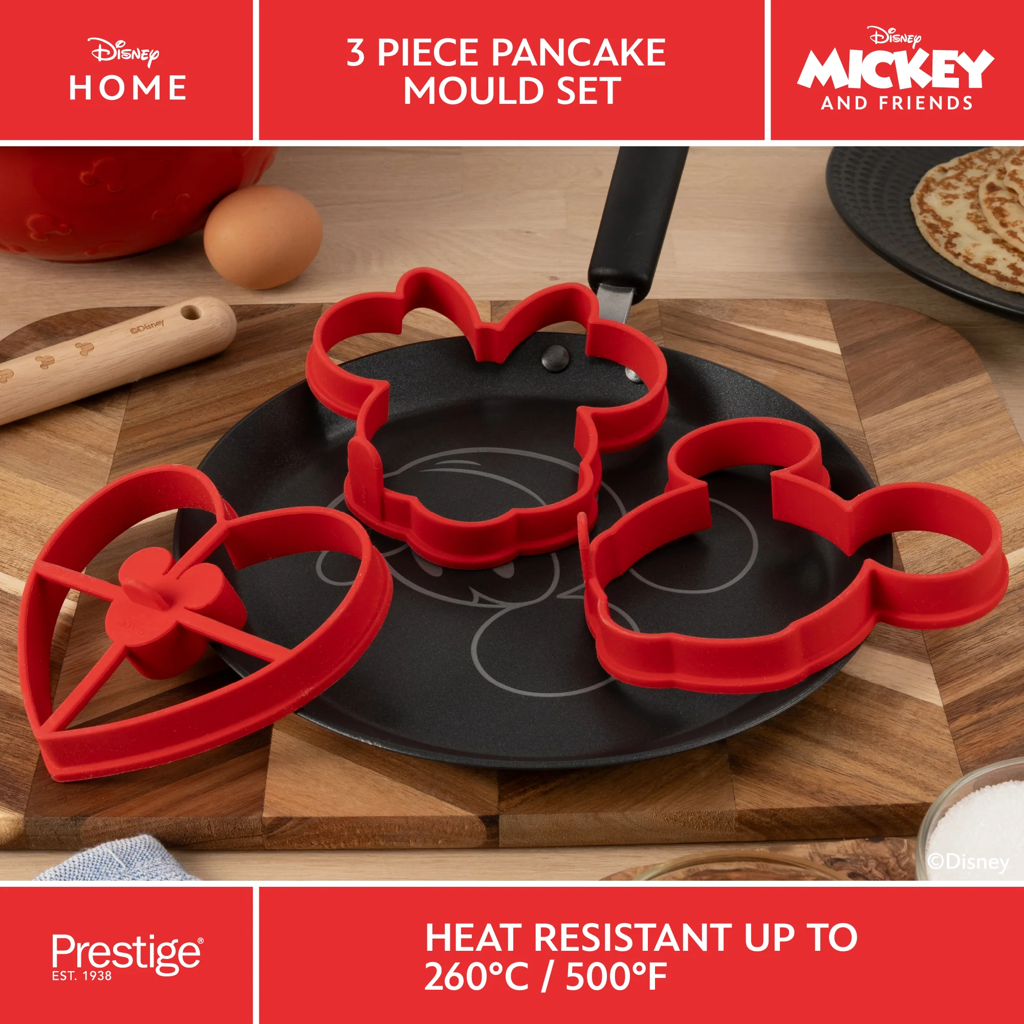 Disney Pancake Cutter Mould Set - 3 Pieces - Image 4