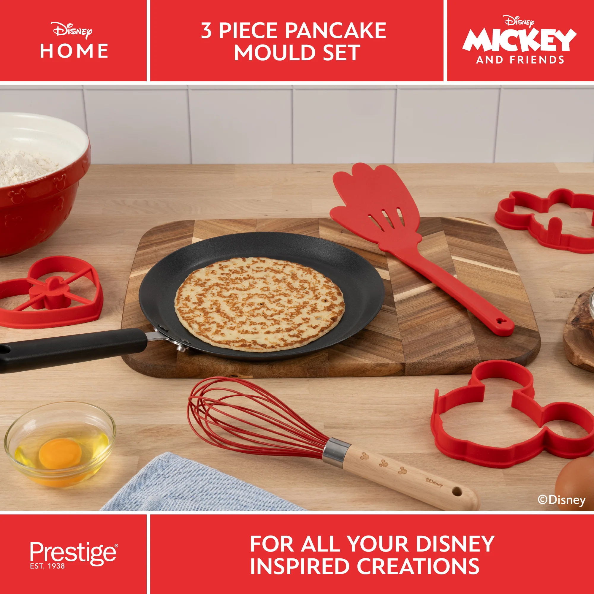 Disney Pancake Cutter Mould Set - 3 Pieces - Image 6