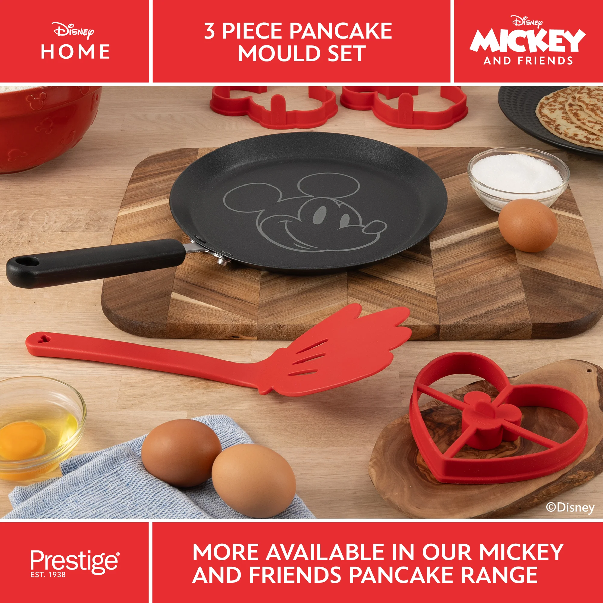 Disney Pancake Cutter Mould Set - 3 Pieces - Image 7