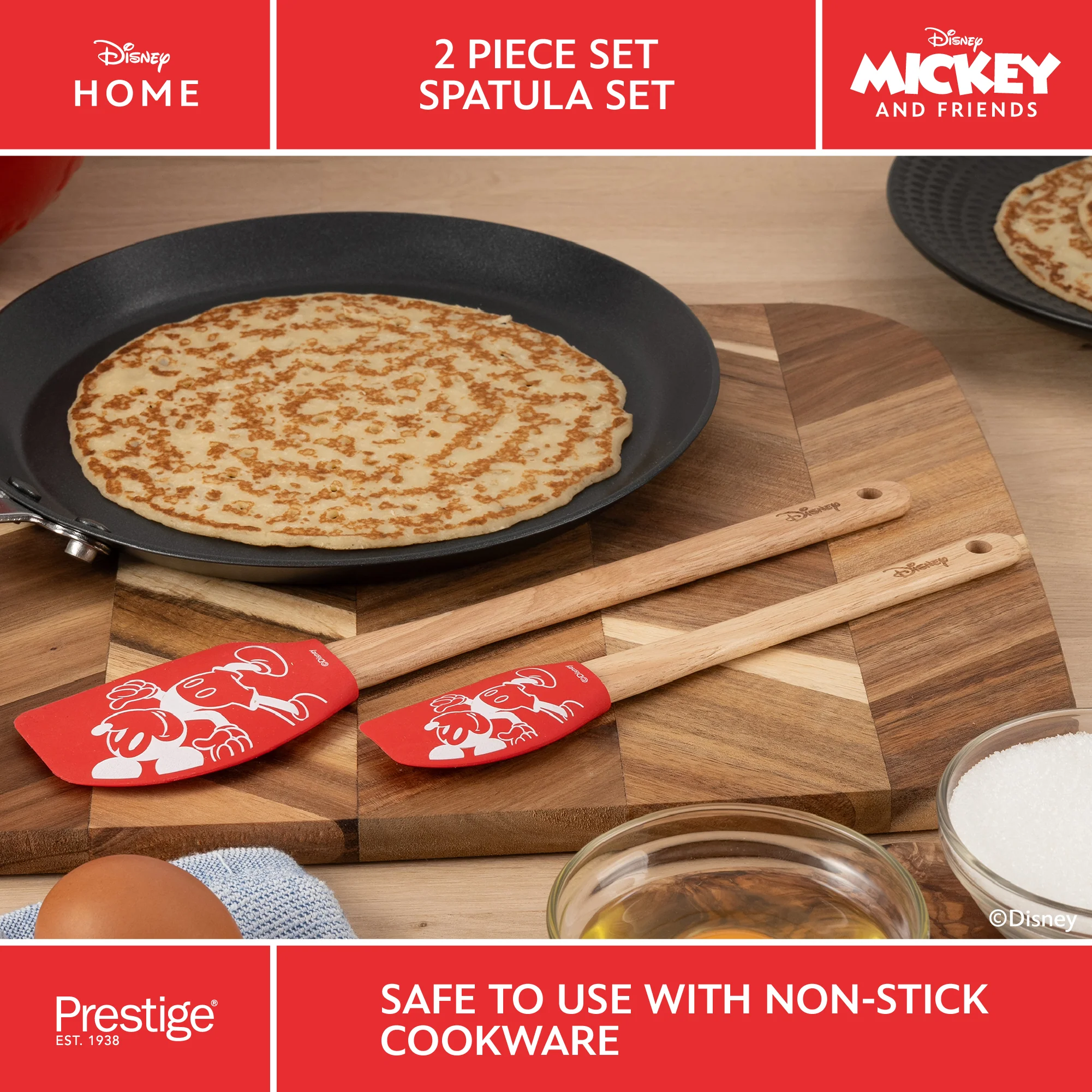 Disney Pancake Mini & Me Spatula Set - 2 Pieces - Image 4