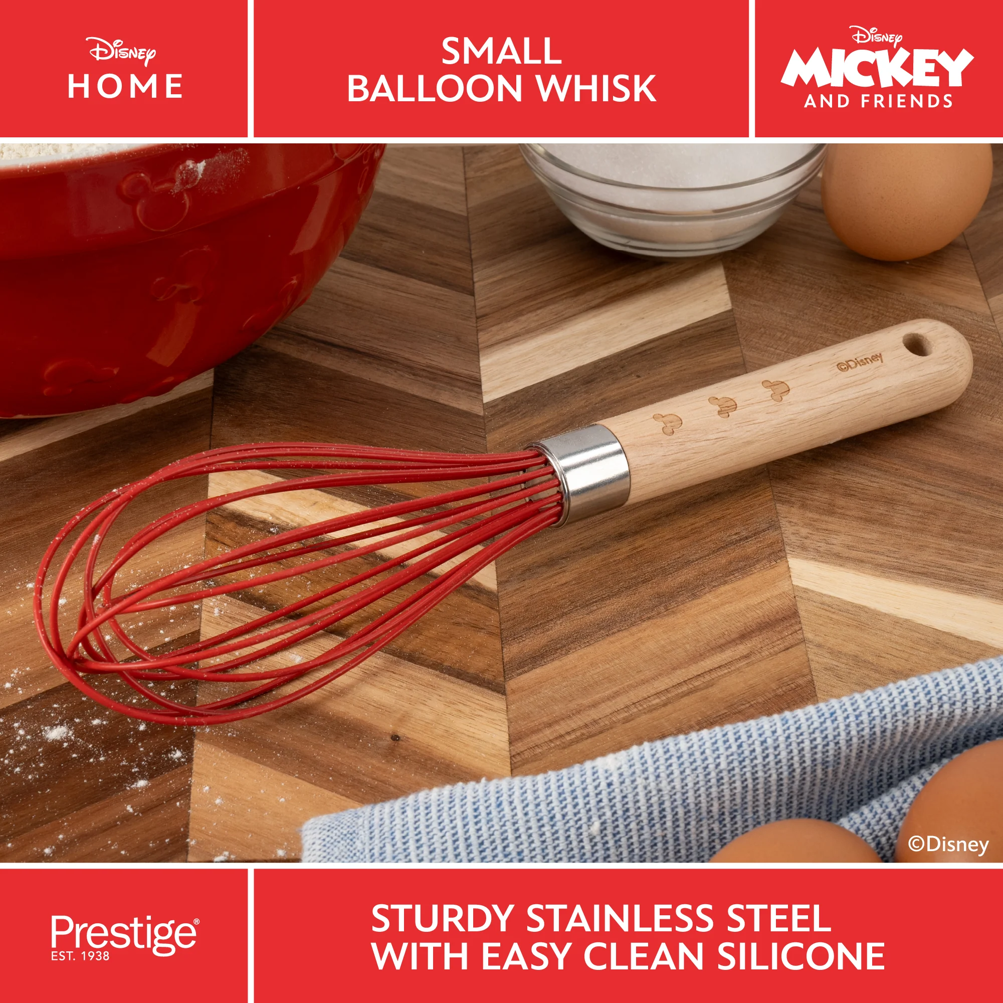 Disney Pancake Silicone Balloon Whisk - Small - Image 3
