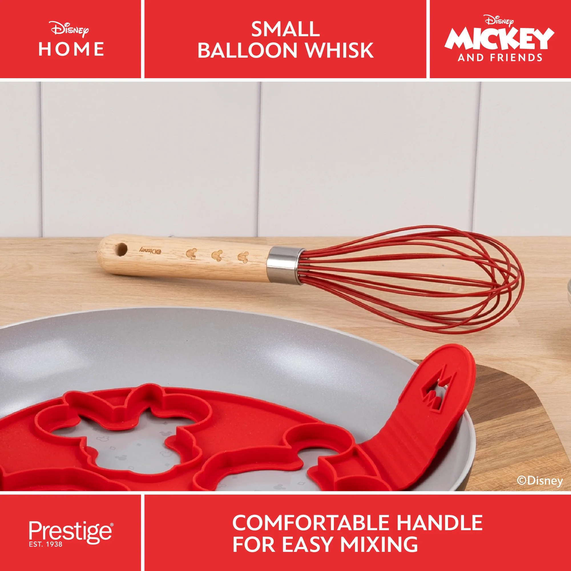 Disney Pancake Silicone Balloon Whisk - Small - Image 4