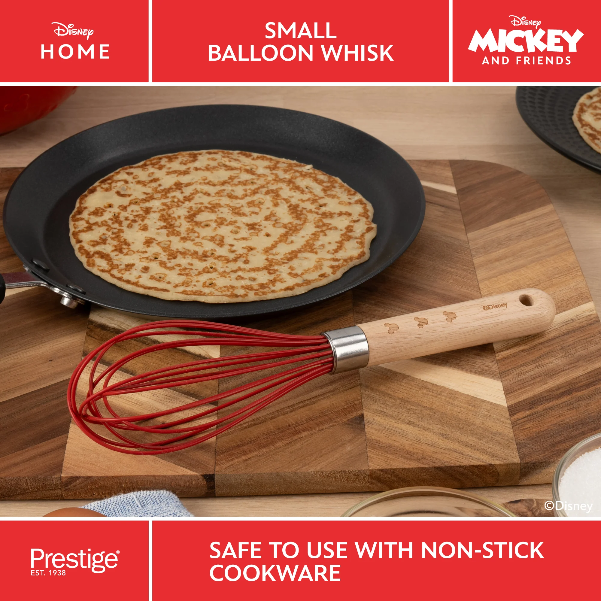 Disney Pancake Silicone Balloon Whisk - Small - Image 5