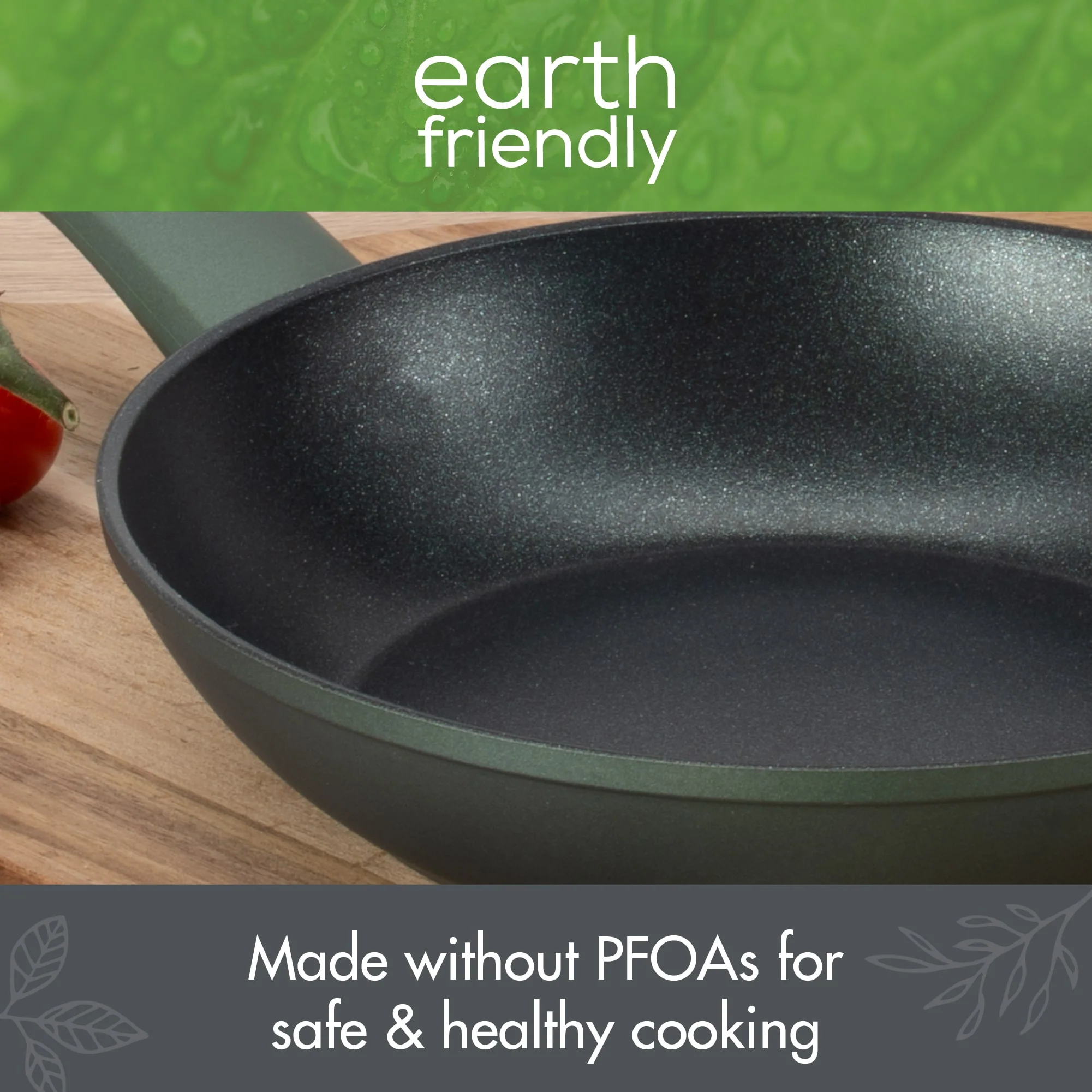 Earth Friendly: Non-Stick Induction Frying Pan - 3 Sizes - Image 5