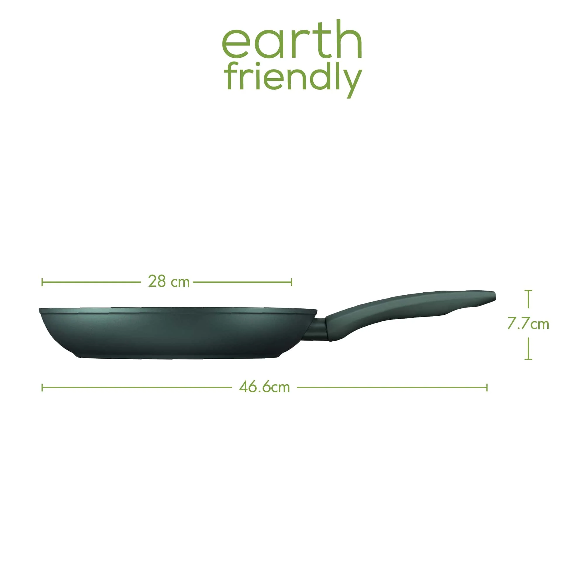 Earth Friendly: Non-Stick Induction Frying Pan - 3 Sizes - Image 11