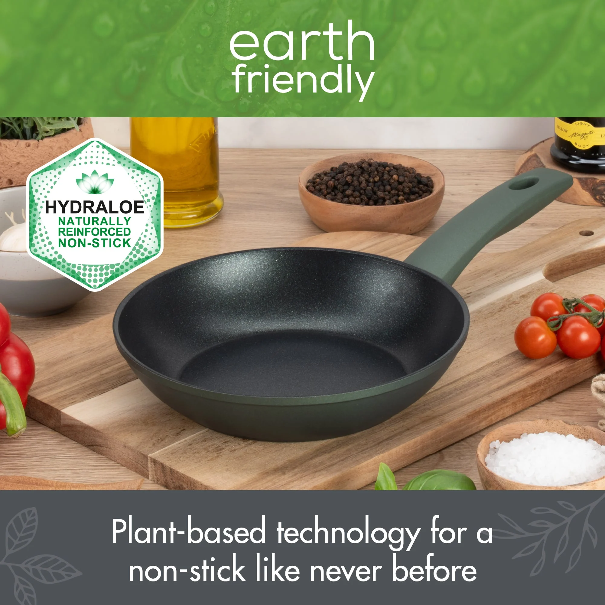 Earth Friendly: Non-Stick Induction Frying Pan - Twin Pack - Image 4