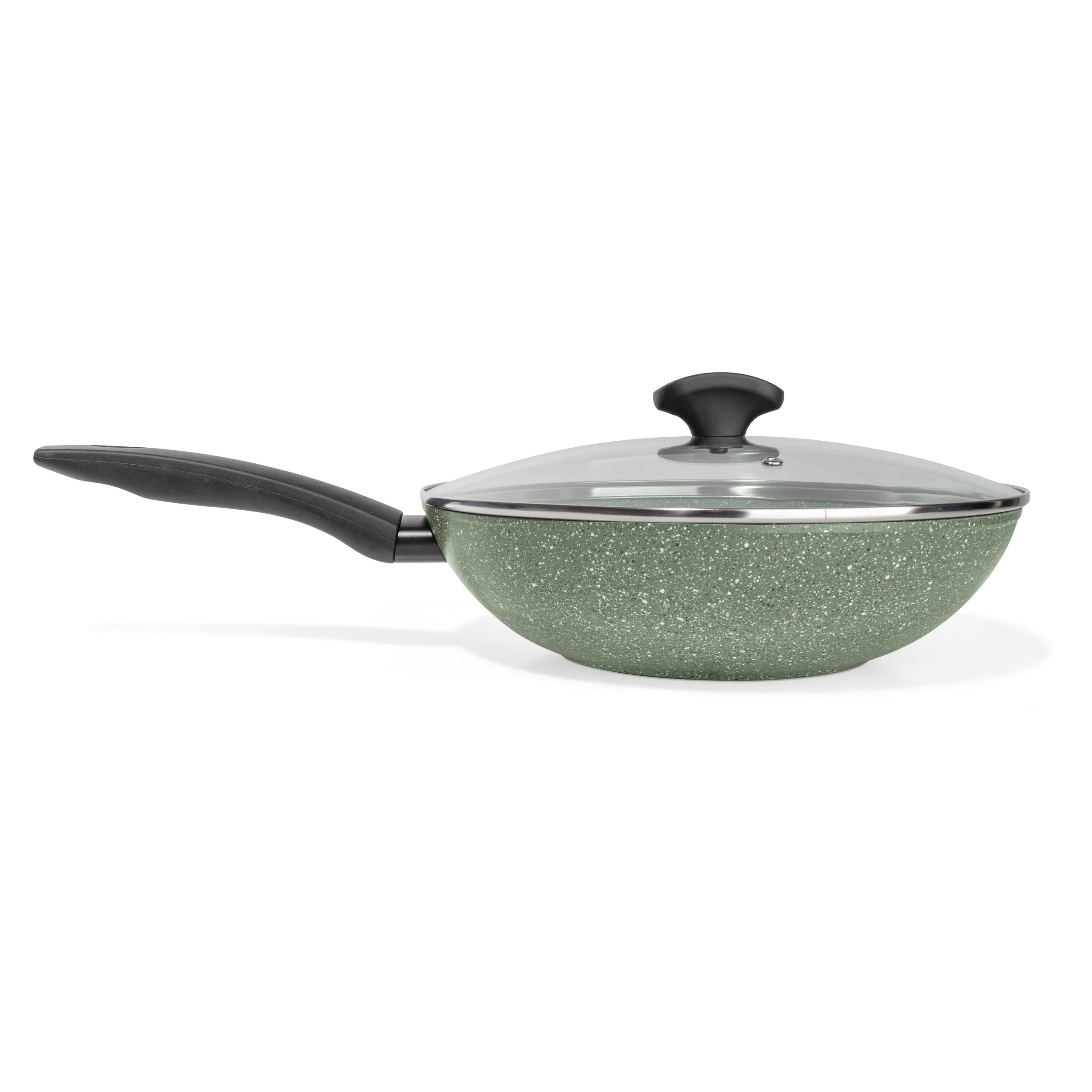 Eco Non-Stick Induction Frying Pans, Wok & Lid Set - 3 Piece Set - Image 10
