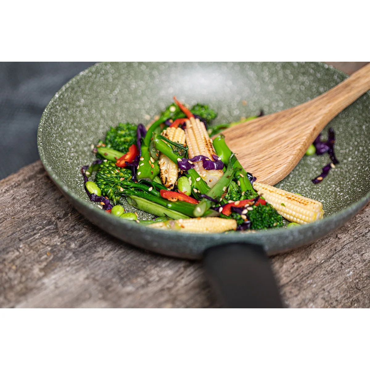 Eco Non-Stick Saucepan with Lids & Frying Pan Set - 5 Piece - Image 9
