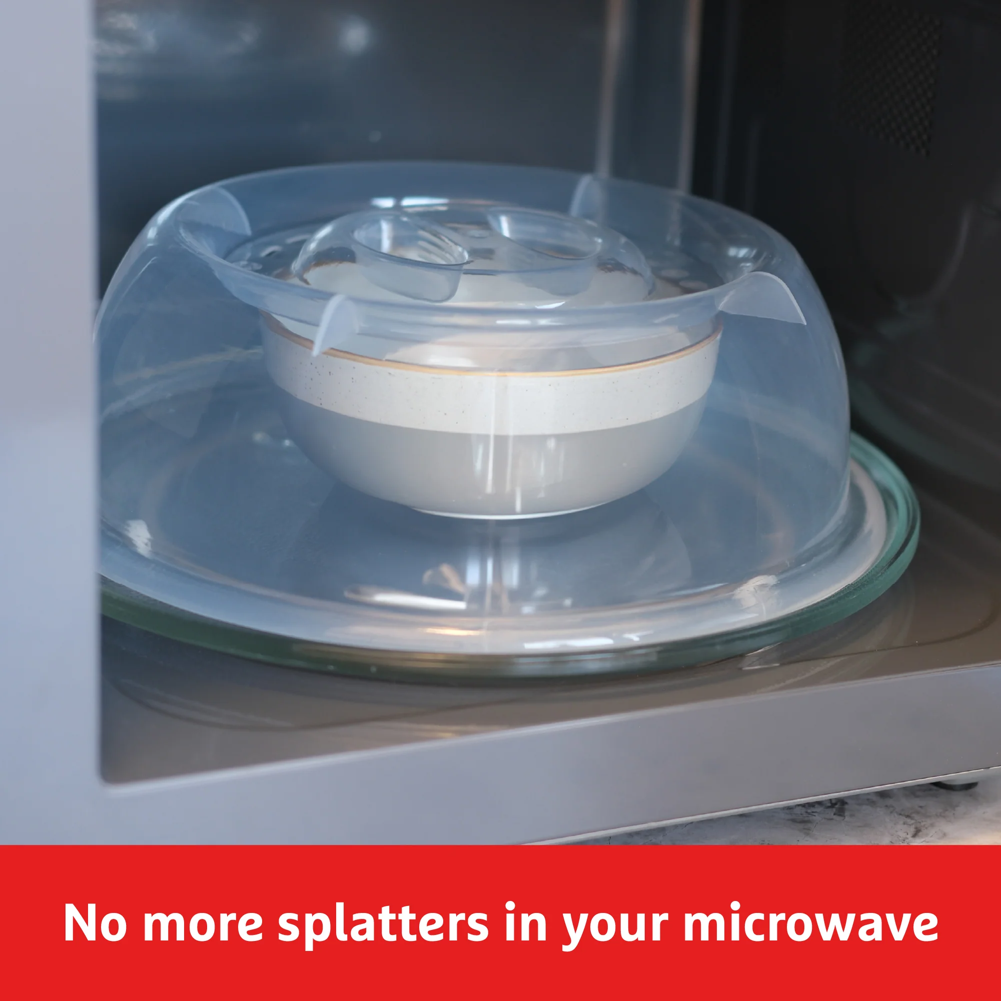 Good To Heat: Microwave Plate Cover – BPA-Free & Splatter-Proof Lid - Image 2