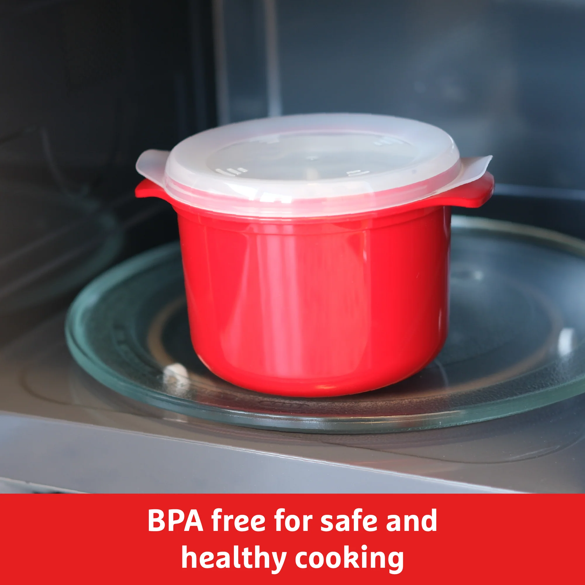 Good To Heat Small Microwave Rice Cooker – BPA-Free - 1L - Image 4
