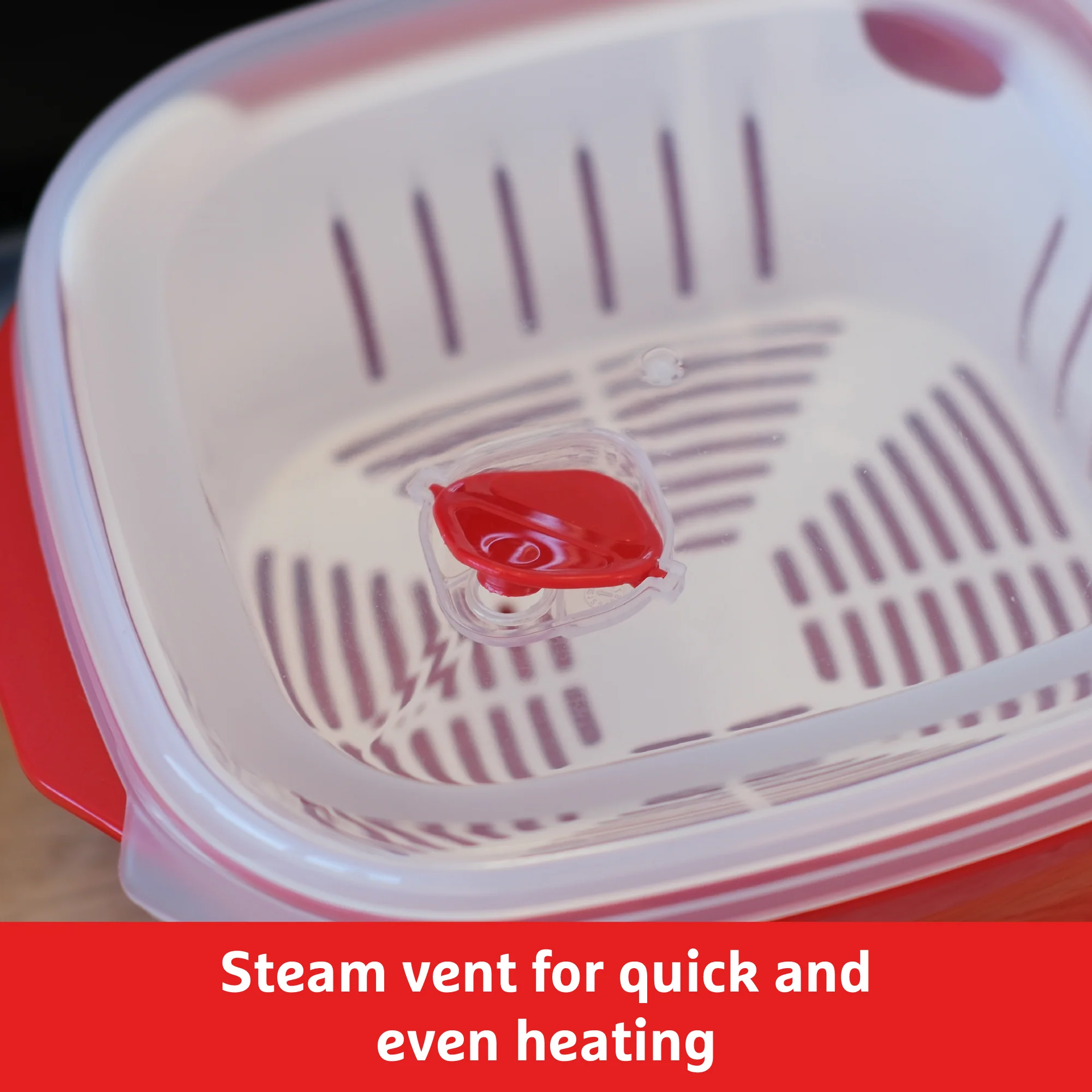 Good To Heat Microwave Steamer – BPA-Free, 2.6L & Healthy Cooking - Image 3
