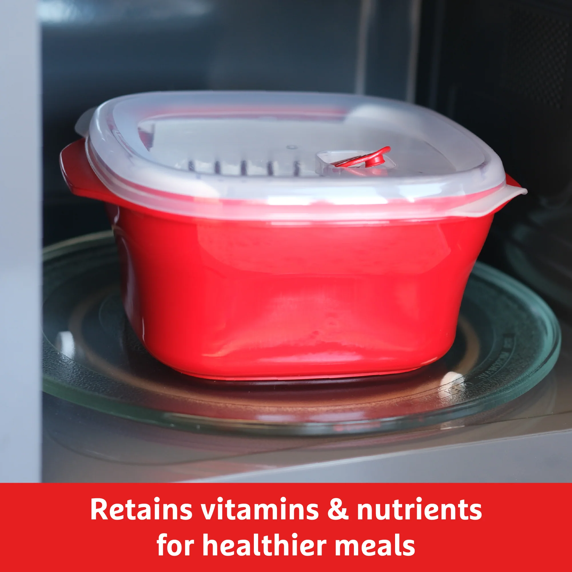 Good To Heat Microwave Steamer – BPA-Free, 2.6L & Healthy Cooking - Image 4