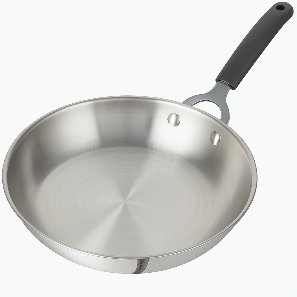 Made to Last: Stainless Steel Frying Pan - 3 Sizes: 21cm/25cm/29cm - Image 13