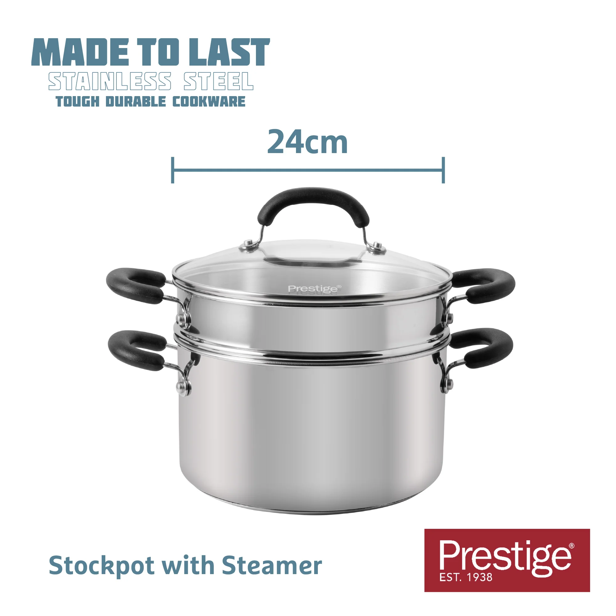 Made to Last: Stainless Steel Frying Pan Stockpot and Saucepan Set - 6 Piece - Image 8