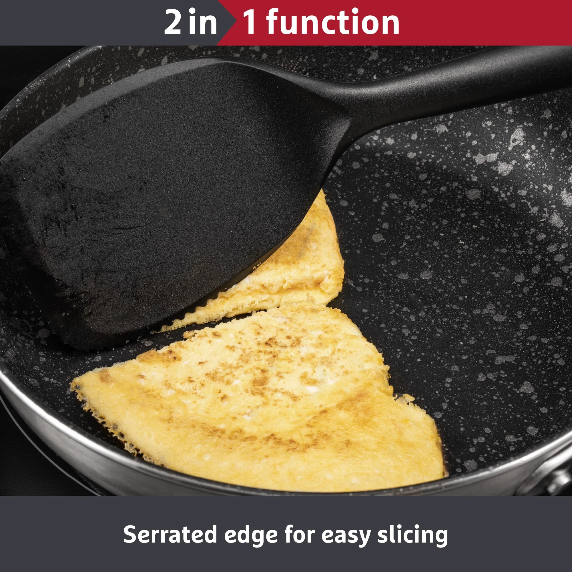 Prestige 2-in-1 Kitchen Tools - Solid Turner - Image 4