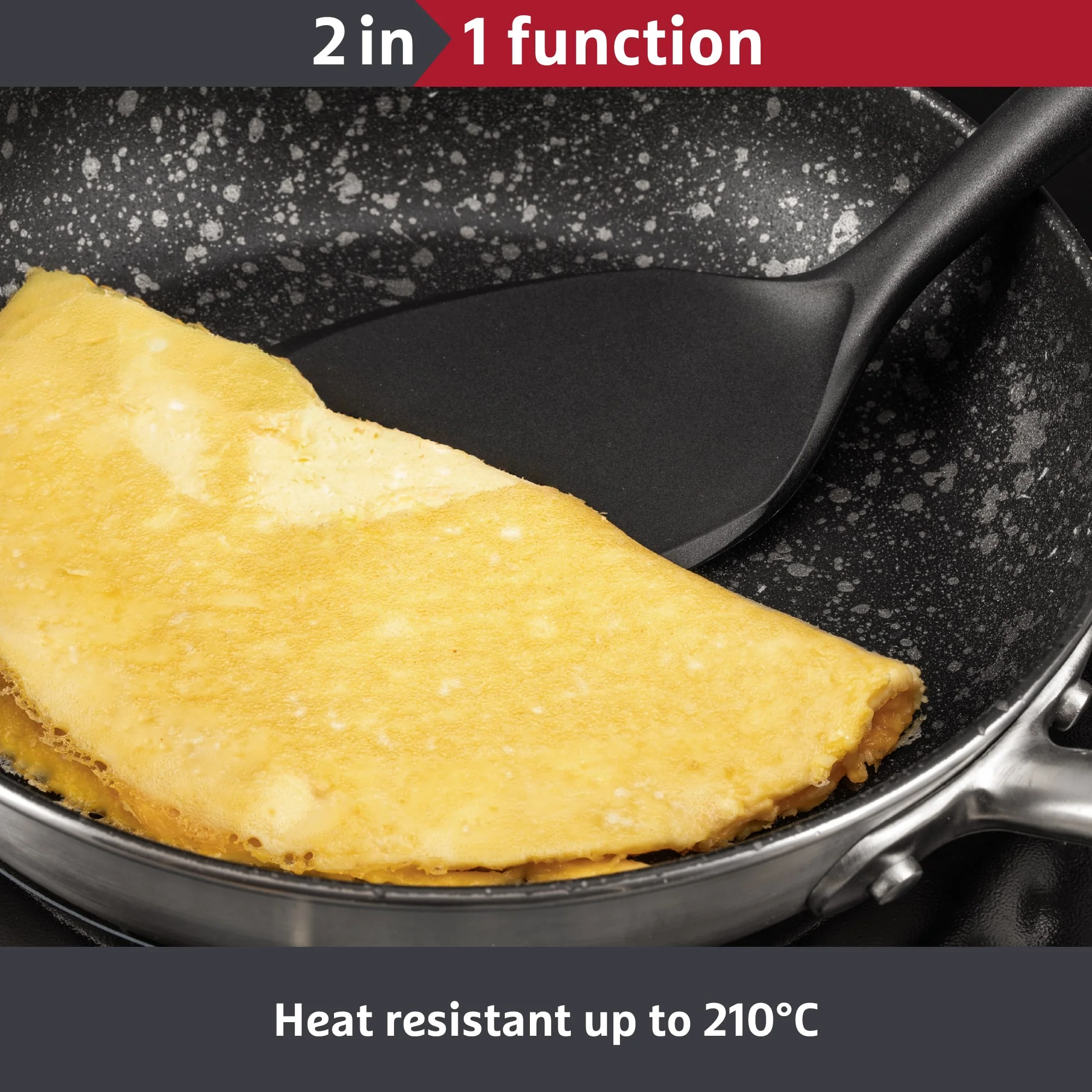 Prestige 2-in-1 Kitchen Tools - Solid Turner - Image 6