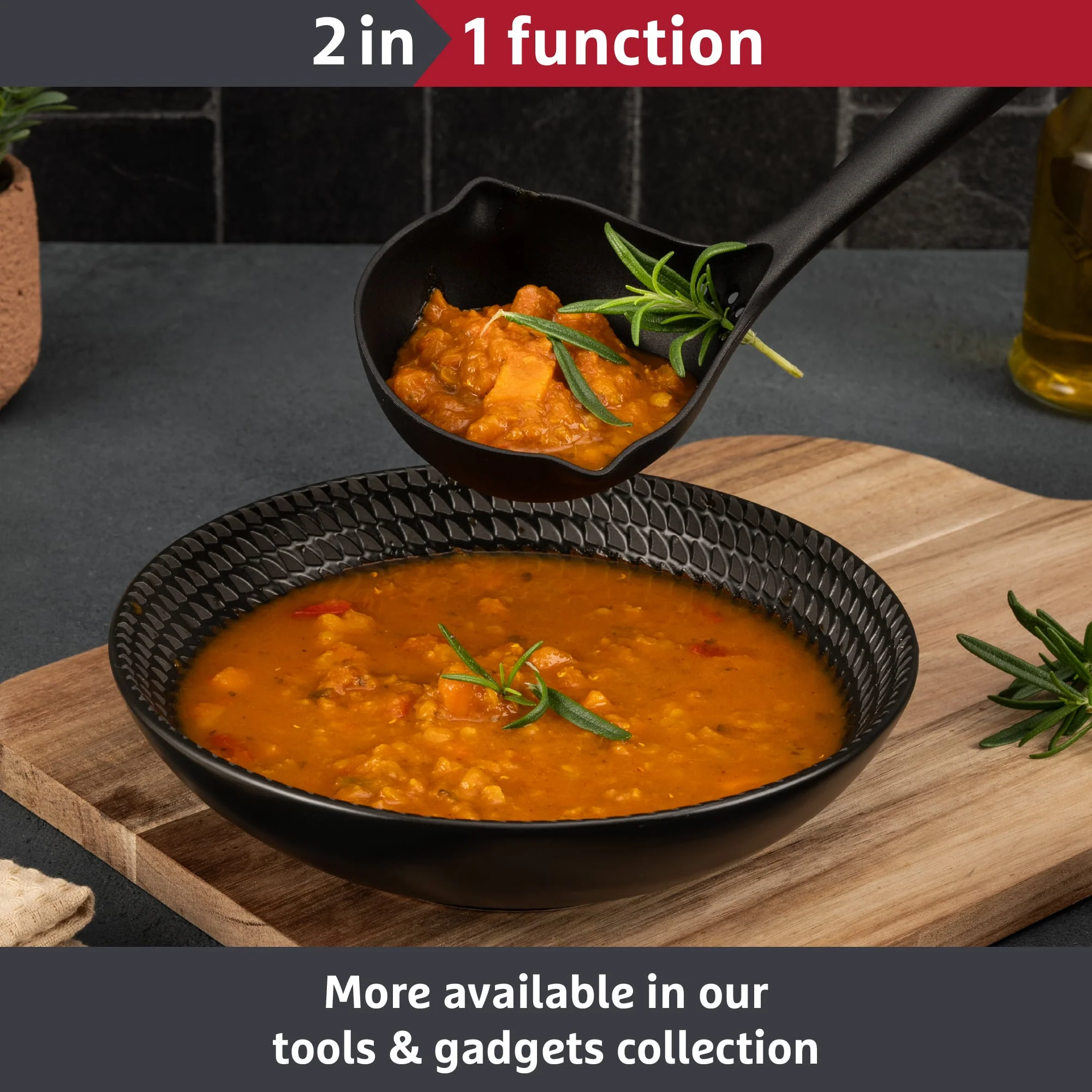 Prestige 2-in-1 Kitchen Tools - Solid Turner - Image 7