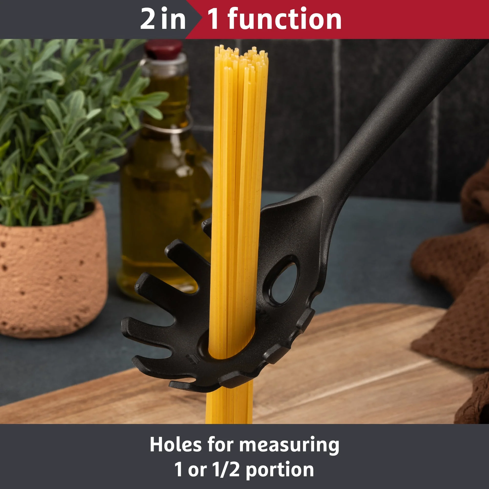 Prestige 2-in-1 Kitchen Tools - Spaghetti Server - Image 2