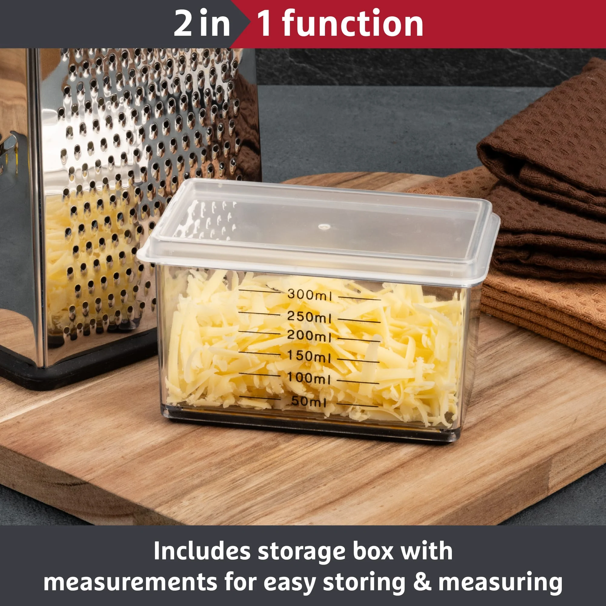 Prestige Kitchen Gadgets - Box Grater - Image 2