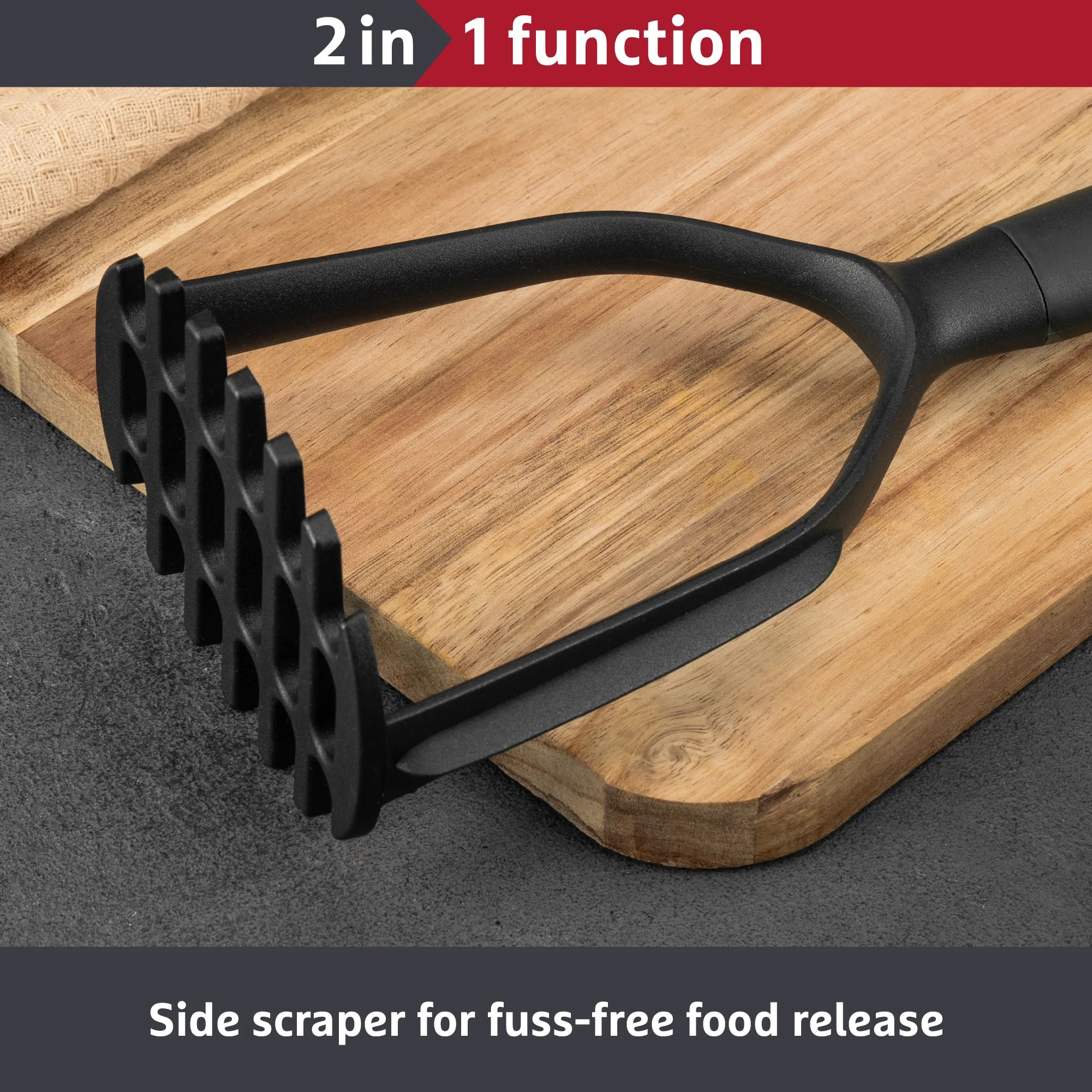 Prestige 2-in-1 Kitchen Tools - Potato Masher - Image 3