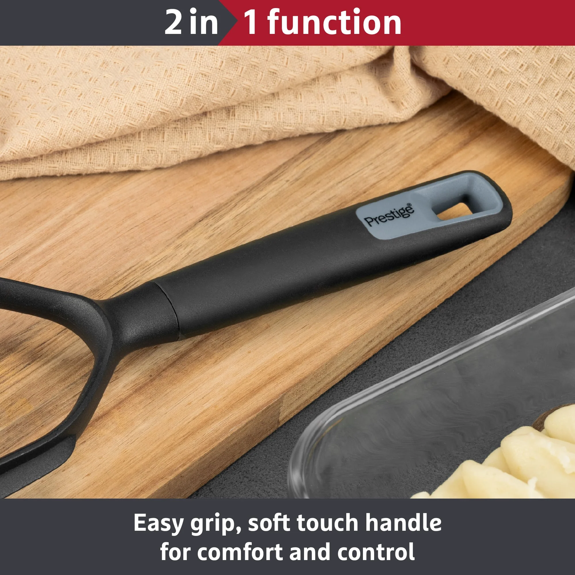 Prestige 2-in-1 Kitchen Tools - Potato Masher - Image 5
