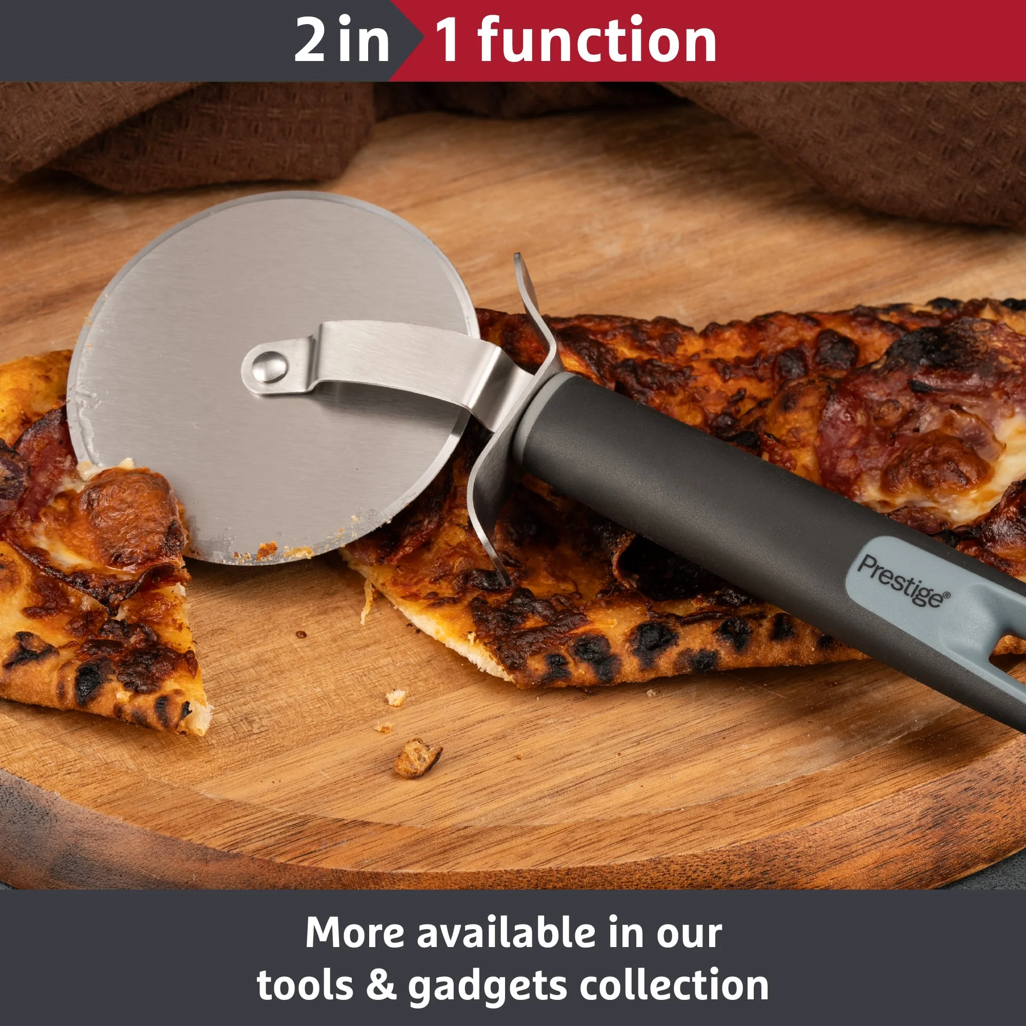 Prestige 2-in-1 Kitchen Tools - Slotted Spoon - Image 6