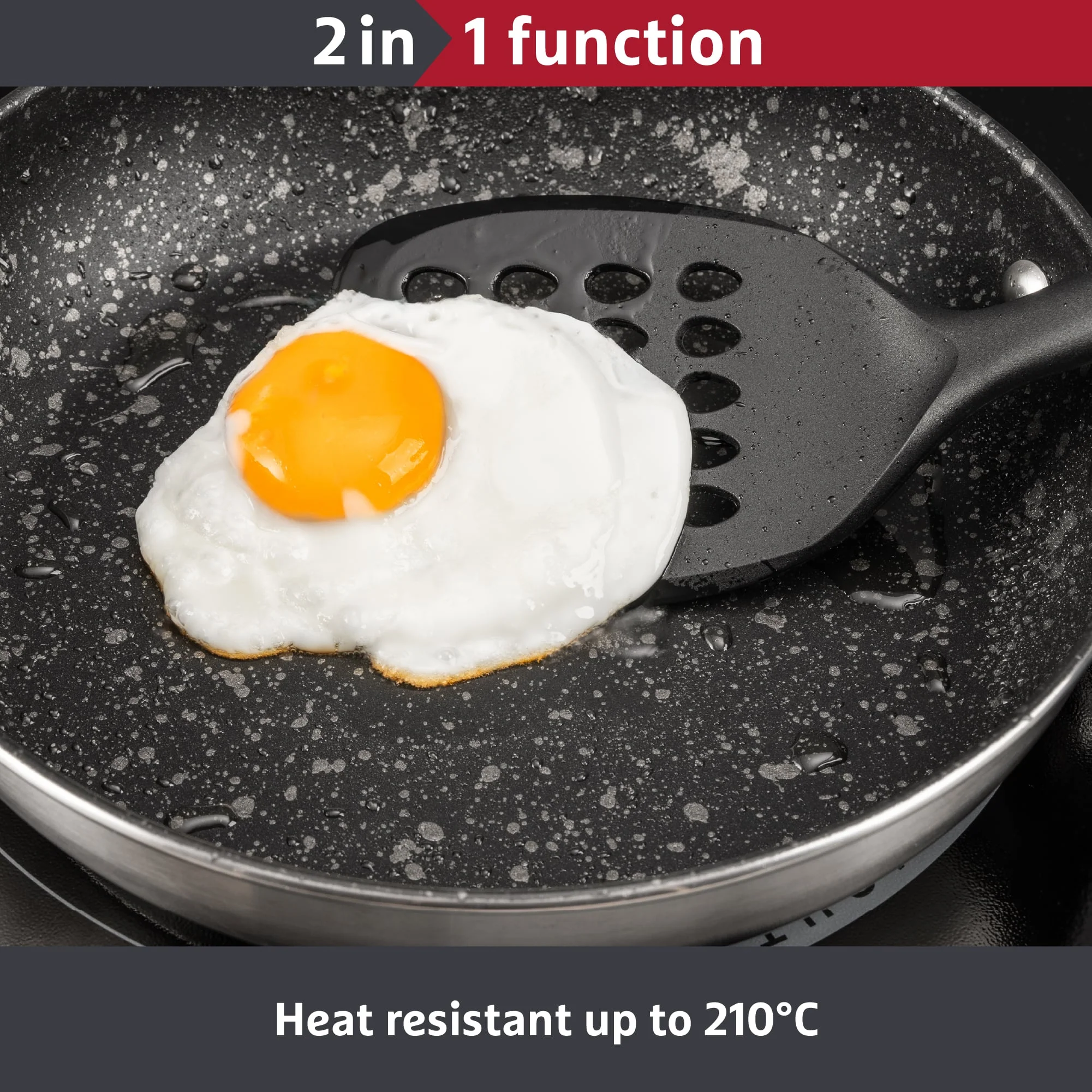 Prestige 2-in-1 Kitchen Tools - Slotted Turner - Image 7