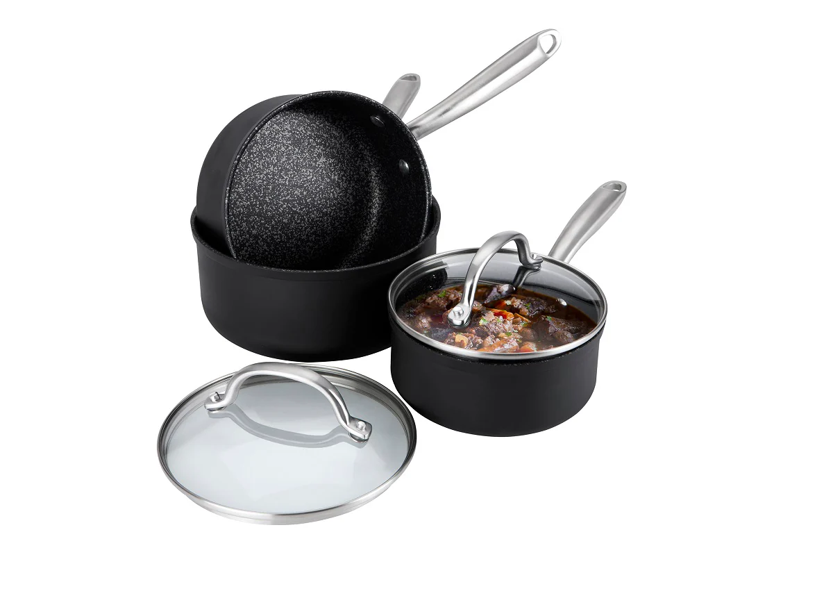 Scratch Guard: Non-Stick Saucepan Set - 3 Piece - Image 10