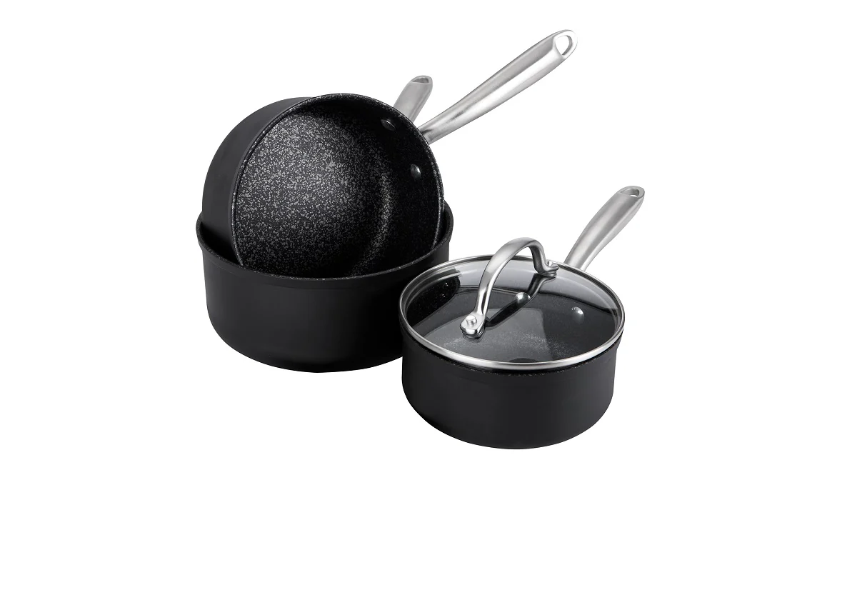 Scratch Guard: Non-Stick Saucepan Set - 3 Piece - Image 8