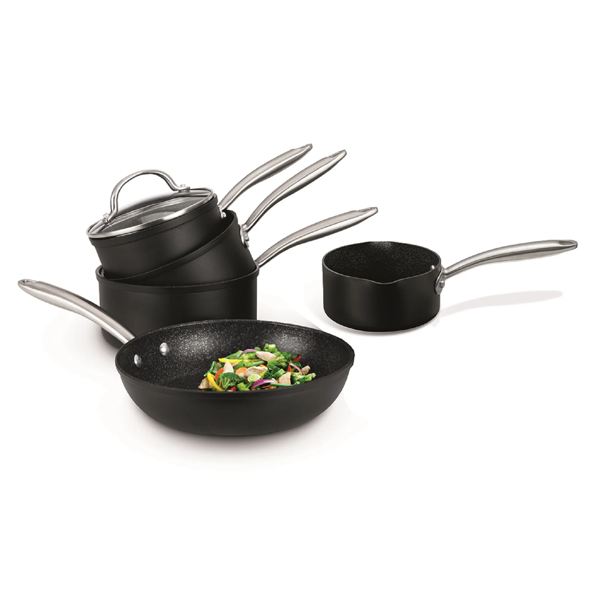 Scratch Guard: Non-Stick Pan Set + Free Milk Pan - 4 Piece - Image 6