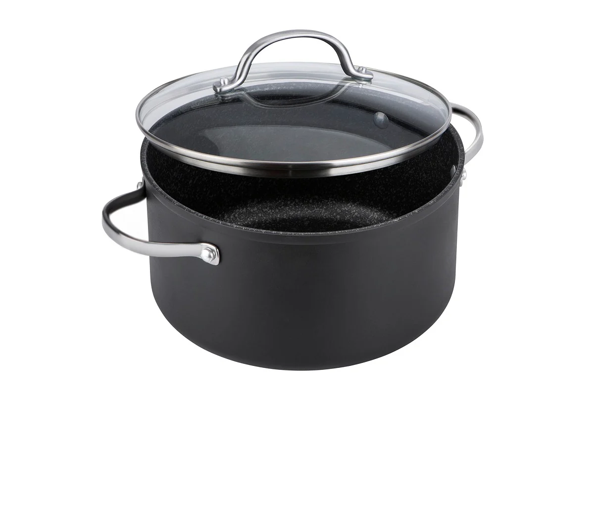 Scratch Guard: Non-Stick Saucepan & Lid, Frying Pan & Stockpot Set - 5 Pieces - Image 13