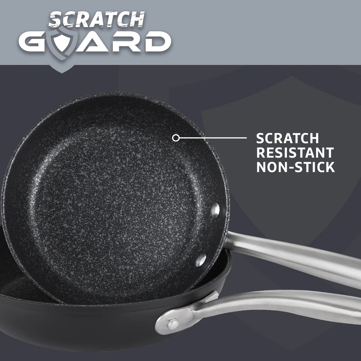 Scratch Guard: Non Stick Frying Pan - 3 Sizes - Image 3