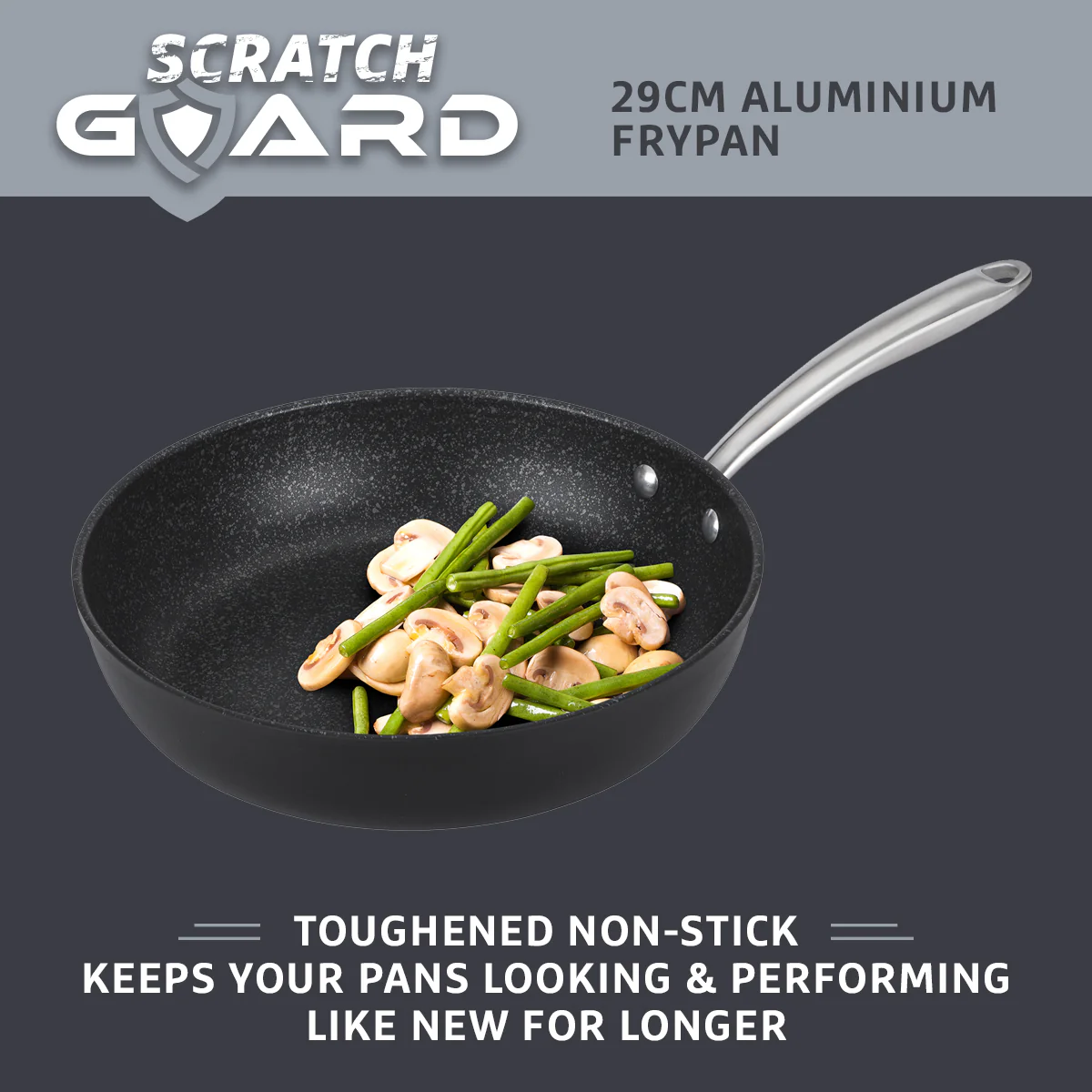 Scratch Guard: Non Stick Frying Pan - 3 Sizes - Image 6